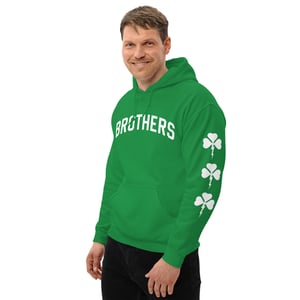 Image of Brothers Unisex Green Hoodie