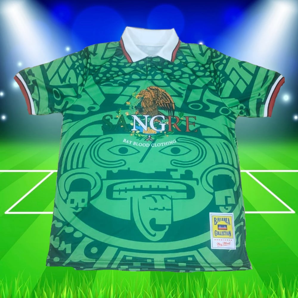 Image of Mexican Sangre Soccer Jersey (green)