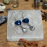 Image 2 of Cinderella Glass Drop Earrings