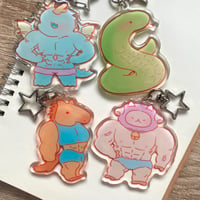 Image 2 of Buff Zodiac Animals Keychains