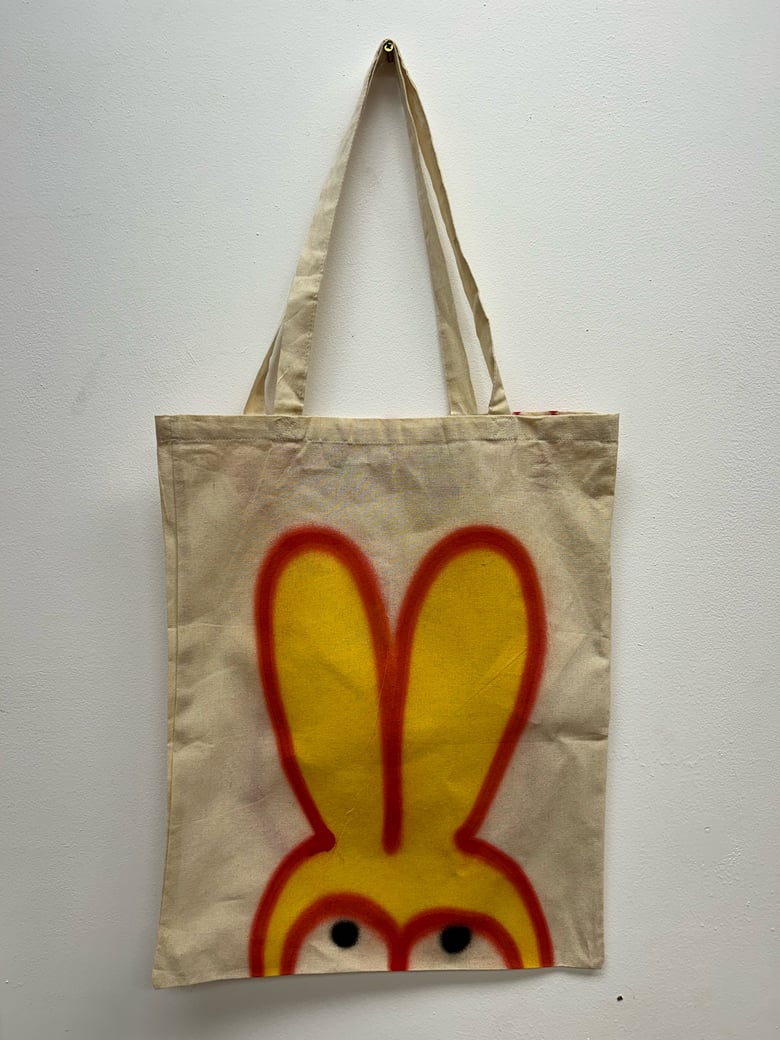 Image of Bunt the rabbit tote bag