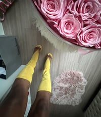 Mustard | Kitten Heels