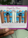 Custom Cookie Monster 3XL Nails 