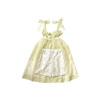 Image 3 of Holly Stalder Limoncello Dress with Ivory Shorts set 