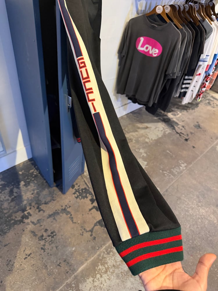 Image of Gucci Web Accent Lounge Pants