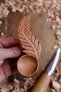 Image 5 of Fern Leaf ~ Coffee Scoop 