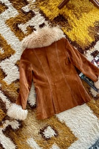 Image 2 of Vintage 60s Iconic Suede Penny Lane Coat XS