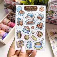 Image 3 of Chocolate Chip Cookies | Matte Sticker Sheet