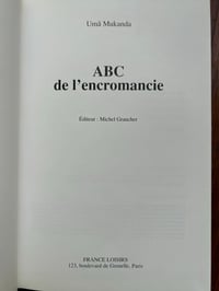 Image 2 of ABC de l’encromancie, d’Umâ Mukanda, éditions Grancher, 1995