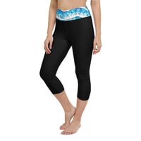 Image 5 of Ocean Waves Capri Leggings 