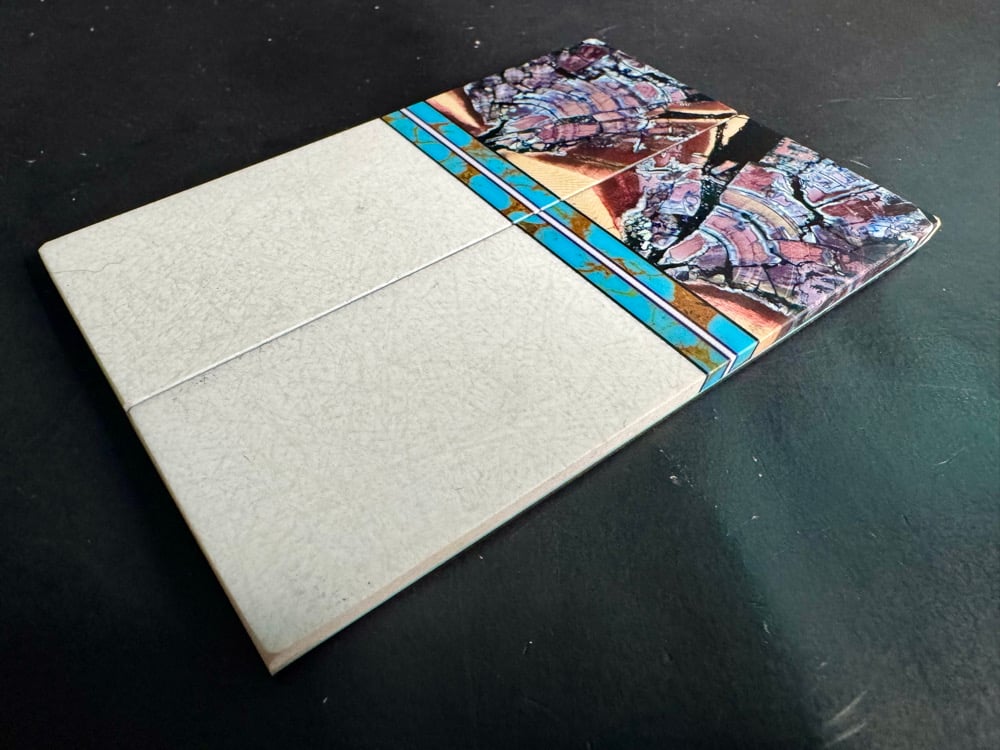 Image of Mammoth Tusk & Glass Fiber Segmented Knife Scales 