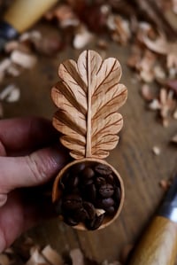 Image 8 of Oak Leaf~Coffee Scoop