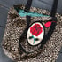 Leopard bag With Red Rose Patch Image 5