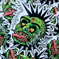 Image 2 of Emetic Art Toxic punk Sticker