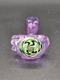 Image 4 of Purple UV Reactive Wig Wag Pipe 