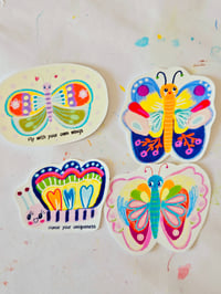 Image 1 of Butterflies sticker pack