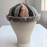 Image 3 of Shallow Fit Upcycled Reversible Beanie–4