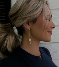 Image 1 of Dangling Shell Earrings