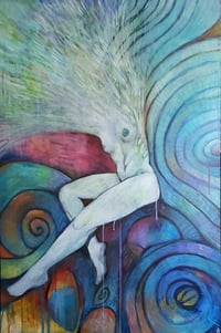 Image 1 of Disperse and Exhale into the Cosmic Dreamspace - original painting
