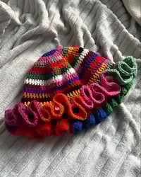 scrap Ruffle hat 