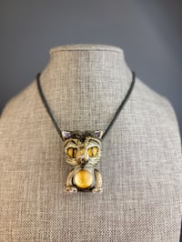 Image 5 of Electrum Kitty Pendant