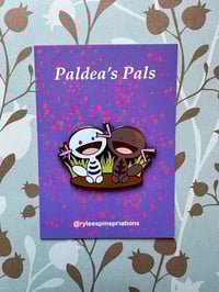 Image 2 of Water and Mud Axolotls Enamel Pins