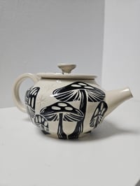 Image 1 of Teapot 4 - Mushrooms *SECONDS PIECE*