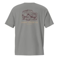 Image 1 of Goose Creek Co Retro Off Road Bronco -  Unisex Garment-Dyed Pocket T-shirt