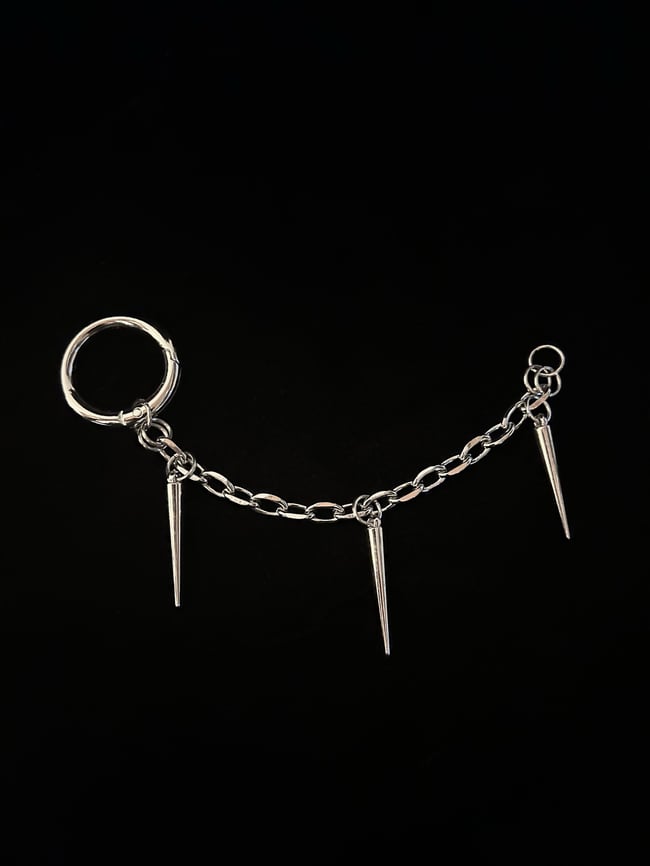 spiked boot chain - 2 pack