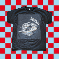 Judas Priest vintage patchover band tshirt