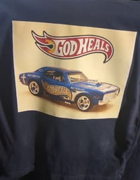 Image 2 of God Heals    Boys Car Shirt