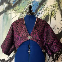 Image 2 of Cropped Kimono style Jacket