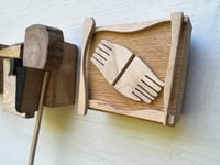 Image 1 of Wood wall art three unique walls sculptures