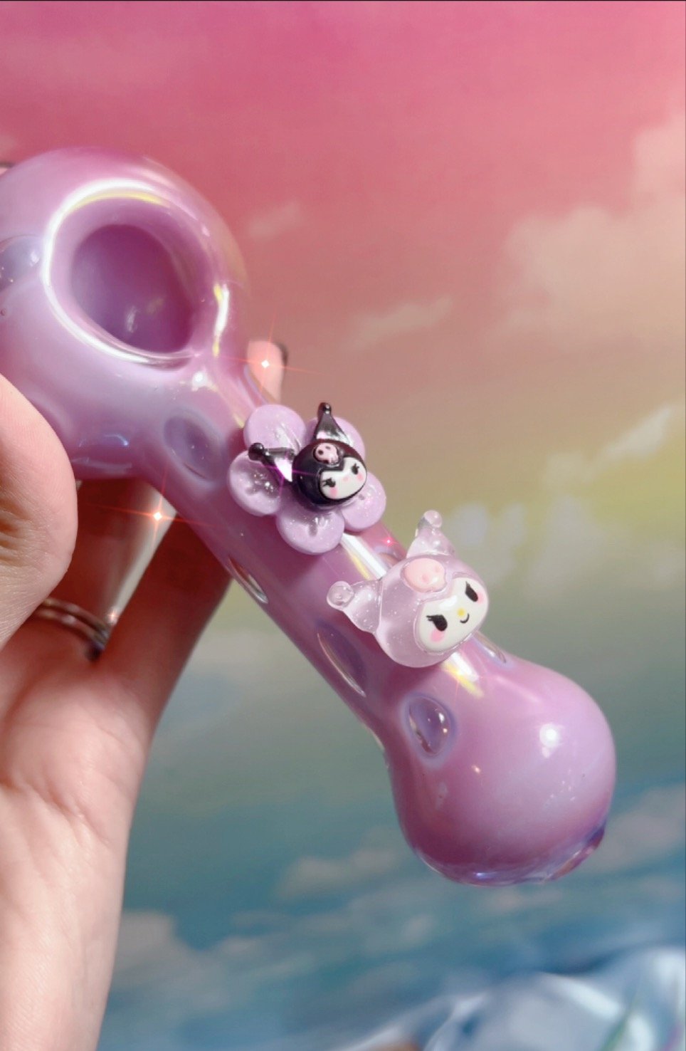 Kuromi Purple Princess Pipe 😈💕