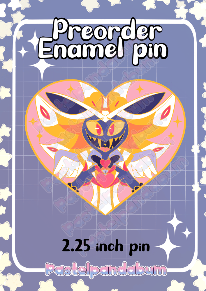 Image of PREORDER Hazbin Hotel - Angelic Sir Pentious Enamel Pin badge