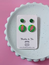 Image 2 of Twin Pack Christmas Studs - 447