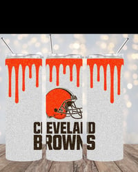 Image 1 of Cleveland Browns tumblers