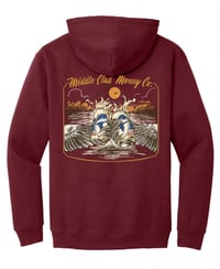 Image 1 of The Daily Limit (maroon hoodie)