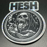 Image 3 of HESH TO DEATH STICKER