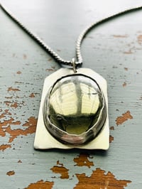 Image 1 of Apache Gold Dog Tag Style Necklace 