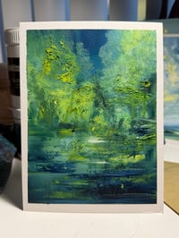 Image 3 of “maybe one day I’ll be okay” oil on paper 6 x 8 inches 
