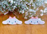 Image 1 of [IN HAND] BOW PUPPY BANG CLIP