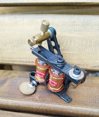 Image 4 of custom handmade liner tattoo machine oil blued