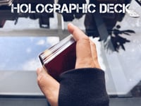 Image 1 of Holographic Gilded Playing Cards: Holographic