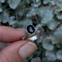 Image 3 of BLACK ONYX STACKER- SIZE 6