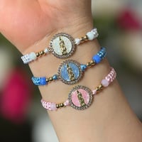Image 1 of Virgencita stone bracelet