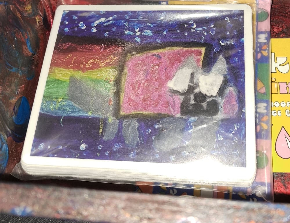 Image of Nyan cat stickers 