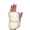 White Puffy Gloves
