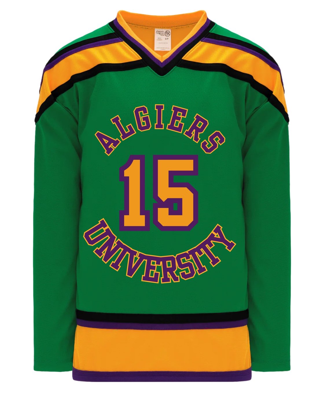 Image of Algiers University 15  (Purple, Green, & Gold)