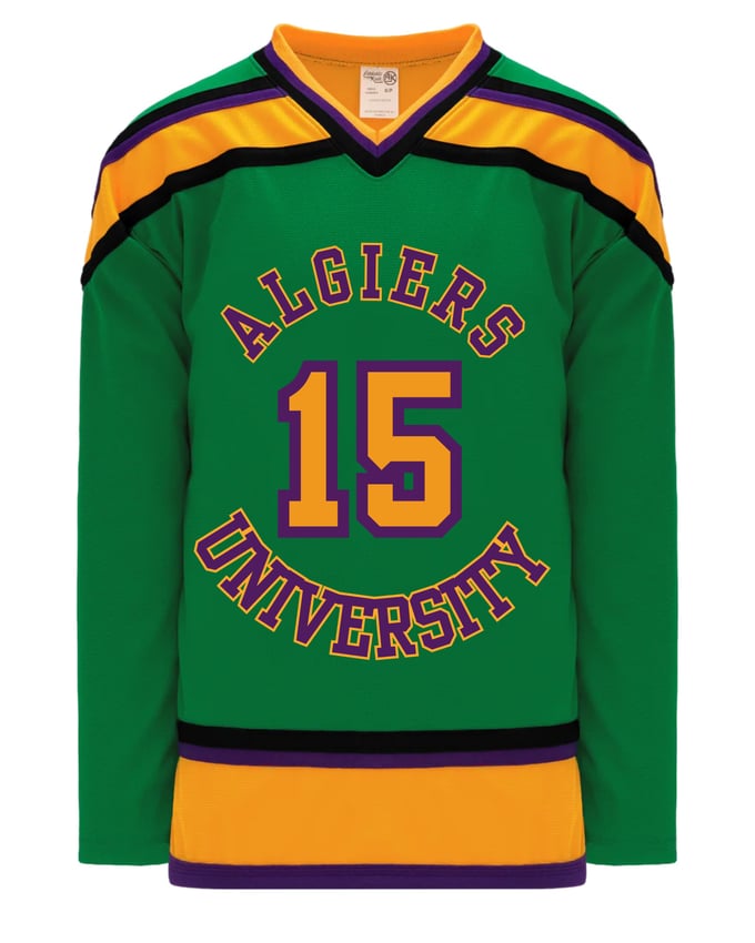 Image of Algiers University 15  (Purple, Green, & Gold)
